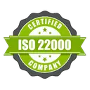 ISO 22000 Certified Company badge — Sunkem International food safety certified pest control Sri Lanka